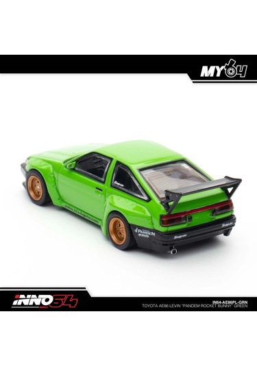 Inno 1/64 Toyota Ae86 Levin " Pandem Rocket Bunny" Green Çok Renkli