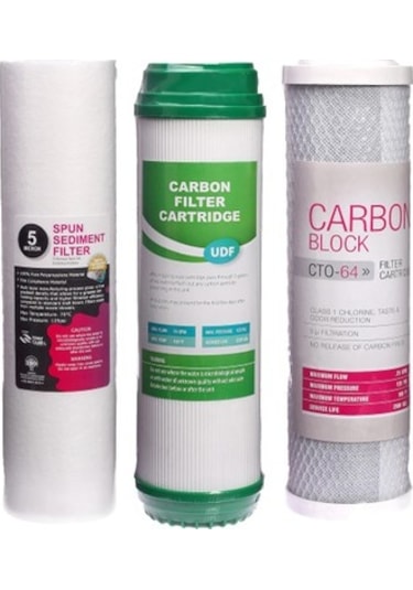 Su Arıtma Cihazları için 3Lü Filtre Seti