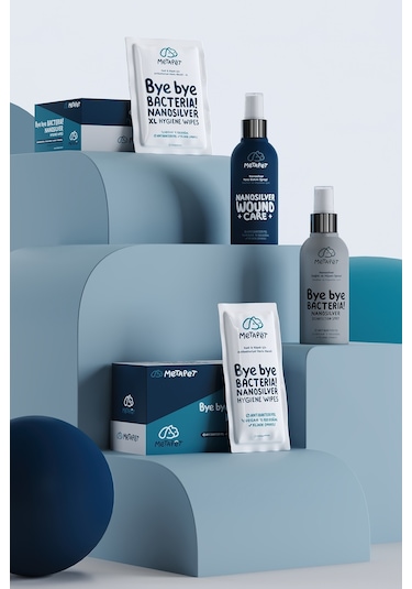 Metapet Large Nano Gümüş Yavru Kedi Göz Ağız ve Kulak Bakımı 10 Adet