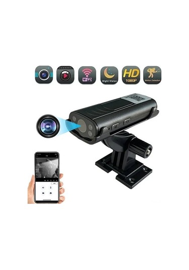 Yifomall Kablosuz Wifi Güvenlik Kamerası 1080p Gece Görüşlü Hareket Algılama Şarj Edilebilir Ev/ofis İçin