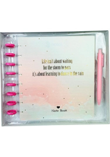 Yeni Nesil Dıy Defter Kalem Set 1097-1 Pembe