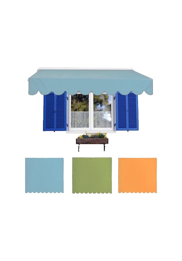 Lebihmurah 3245 5x10 Ayak Gölge Yelken Dikdörtgen Gölge Yelken Veranda Bahçe Açık Yeşil İçin Uv Blok