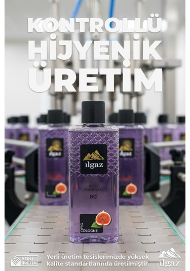 İncir Kolonyası 400 Ml 80 Derece, Meyvemsi & Zarif Koku Elegance Series