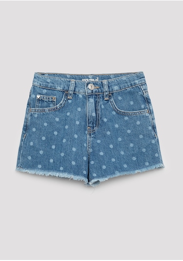 Mavi - Melora Polka Dot Mavi Jean Şort 7410655-a3339