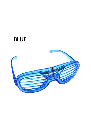 Monyee Mavi Led Işık Gözlüğü, Parti Ve Festivaller İçin Sabit/flash/parlak Modlu, Ergonomik Tasarım, El Feneri Mavi