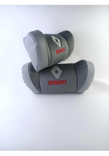 Renault Gri Oto İkili Boyun Yastığı