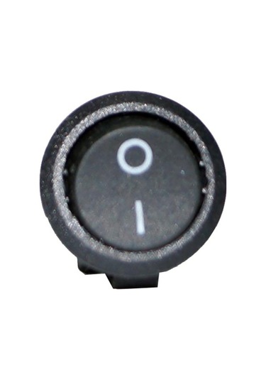 Yuvarlak Tip Aç Kapa Buton 2 Kademeli On Off Rocker Switch Daire Anahtar 250v Ac 3a/125v Ac 6a
