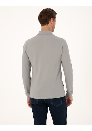 Pierre Cardin Erkek Gri Sweatshirt 50314048-vr024 Gri