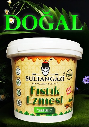 Sultangazi Fıstık Ezmesi Ballı 1 KG
