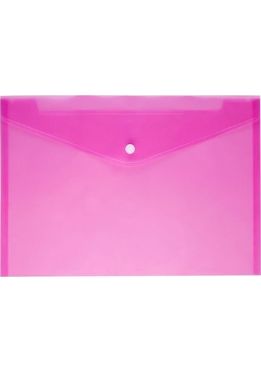 Lotte Çıtçıtlı Dosya A4 Pembe 24'lü Poşet