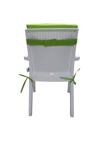 Mirzade 4 Adet Elit Su Geçirmez Yüksek Arkalı Minder-fıstık Yeşil