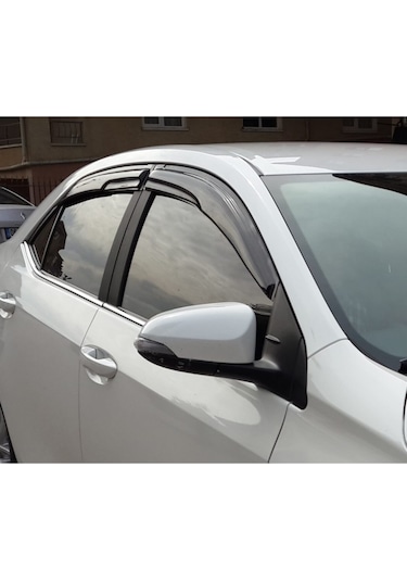 Toyota Corolla Uyumlu Mügen Cam Rüzgarlığı 2013 2019 Arası 4 Lü Takım