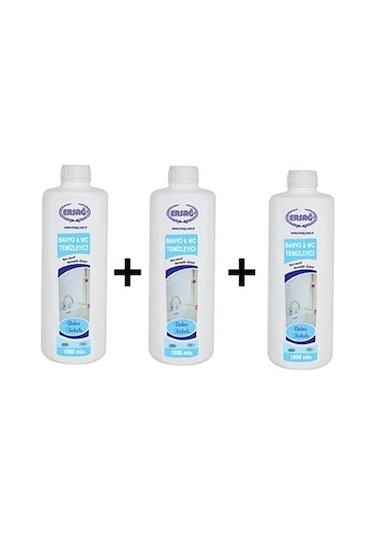 Ersağ Bahar Kokulu Banyo Wc Temizleyici 3 x 1 L