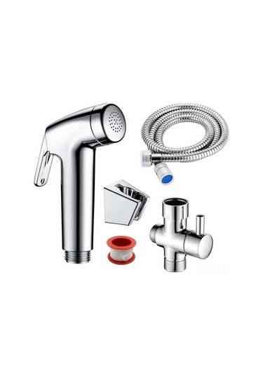 Youtek Chrome Plated Shattaf El Fişi Duş Sprayı - Kişisel Hijyen, Banyo Ve Bitki Sulama İçin Tam Set Brahms Devir Anahtarı, Paslanmaz Boru Diğer