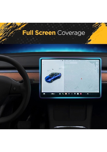 Tesla Model Y Juniper 2025 Sürücü Ve Arka Ekran Araç Multimedya Ultra İnce Ekran Koruyucu