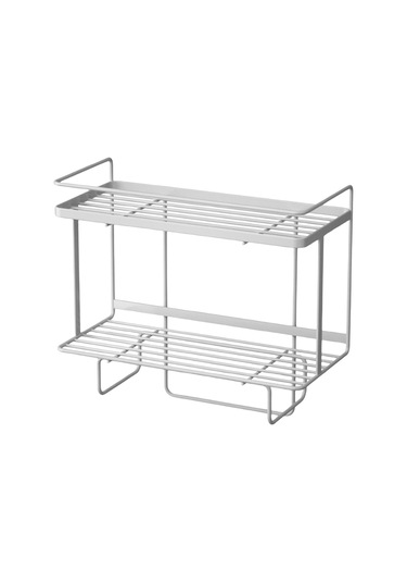 Suntek Magideal Tuvalet Rafı Üzerinde Raf Banyo Alanı 2-katlı-beyaz Beyaz