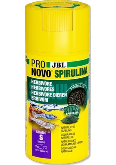 Jbl Pro Novo Spirulina Grano Small 58 Gr Kutu Yem