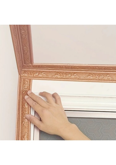 Elmpaly Beyaz 3d Köşe Şeridi 2.3m Duvar Kağıdı: Kolay Uygulama Tv Ve Kapı Dekoru