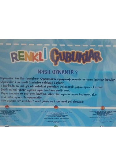Kidsan Renkli Çubuklar Kds-9014