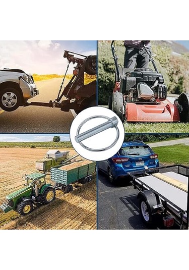 Traktör Pimi Yaylı Çelik 8 Mm Pim - 2 Adet