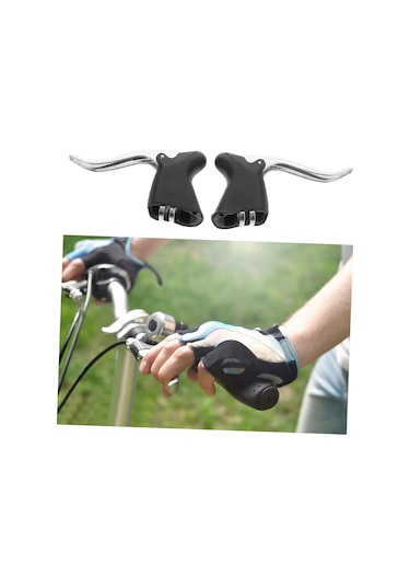 2pcs Bisiklet Fren Kolu Bisiklet Tutamaklar Gidon Fren Kolu Kavrama Yol Bisiklet Fren Kolları Acid Yeşili