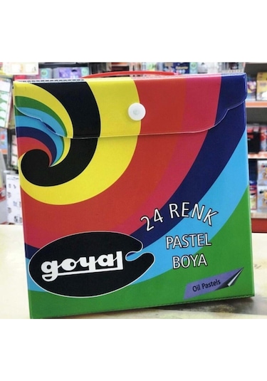 Yerli Goyal Pastel Boya Çantalı 24 Renk Ptl-224