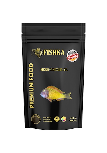 Fishka Herb-Cichlid XL 1000 ml Tropheus Balık Yemi