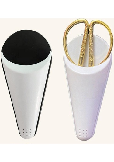 Trendooze Mutfak Makas Depolama Rafı Siyah Kapak, Ev Ve Mutfak İçin Kullanılabilir Siyah