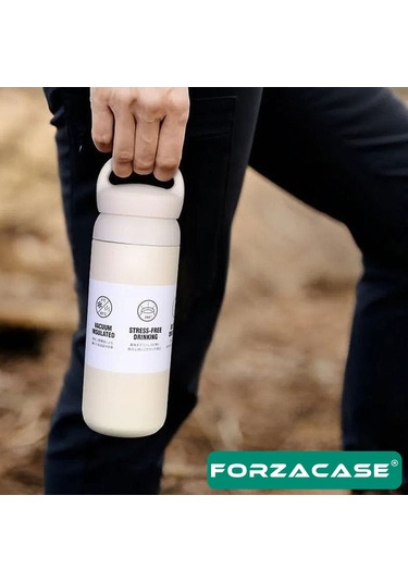 Japon Tarzı Paslanmaz Çelik 500 ML El Termosu - Fc431 Siyah