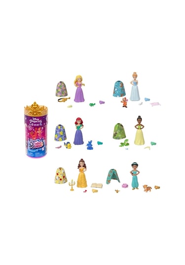 Disney Prenses Color Reveal Renk Değiştiren Ana Karakter Bebekler - 1.seri Hmb69