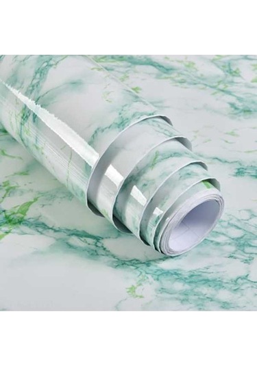 Opulentliving Dayanıklı Pvc Mermer Desenli Kendinden Yapışkanlı Duvar Kağıdı - Ev Dekorasyonu İçin