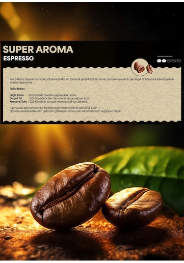 New Coffee Super Aroma Espresso Çekirdek Kahve Çekirdek 500 G