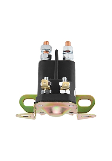 Lemestar 12v Evrensel 4 Kutup Starter Solenoid, 5/16 & 1/4 İnç Bağlantı Uyumlu, Dayanıklı Malzeme, Karoseri Ve Duvar Montajlı Oem:1-513075,117-1197,513075,212655