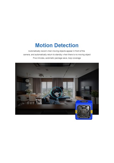 Folinda Fx01 Mini Güvenlik Kamerası - 1080p Hd, İnfrafed Night Vision, Hareket Algılama, Taşınabilir Dış Mekan Dv Kameraları