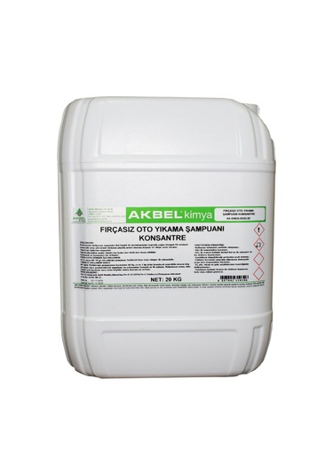 Akbel Fırçasız Oto Yıkama Şampuanı Konsantre 20 Kg 1/60
