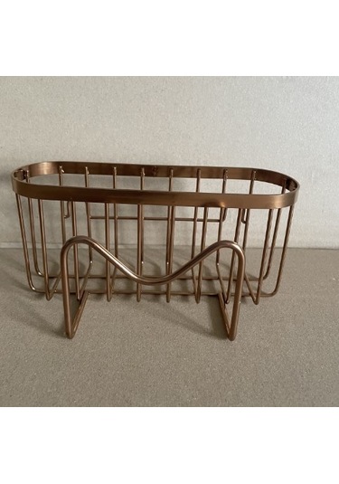 Youtek Stokajli Paslanmaz Çelik Mutfak Sıvıakışlı Depolama Rafı - Lavabo Üstü Gereç Tutucu, Boşluk Tasarımı, Kolay Temizlenir Kahverengi Aksesuarsız Diğer