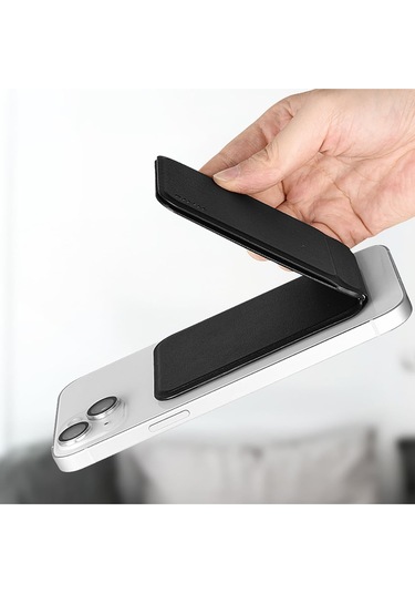 Mini Taşınabilir Telefon Standı Kartlık Premium Tiktok,youtube Ve Reels İzleme Keyfi Siyah