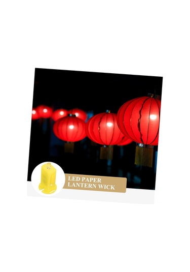 Dofolink 20 Adet Led Fener Çekirdekleri - Renkli Işık Seçenekleriyle Dıy El Yapımı Dekorasyon Aydınlatması Renk