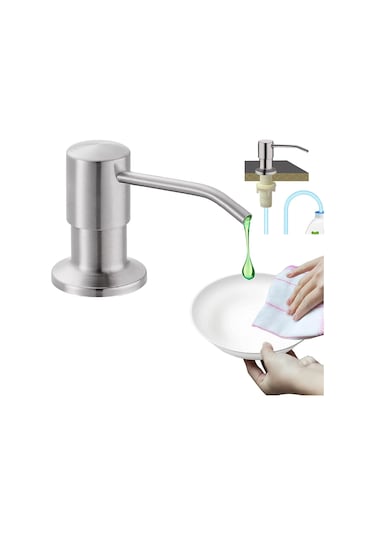 Black-bset-2pcs-2pcs Paslanmaz Çelik Sıvı Sabunluk Pompası Mutfak Lavabo El Basınçlı Sıvı Dağıtıcı Mutfak Donanım Aksesuarları