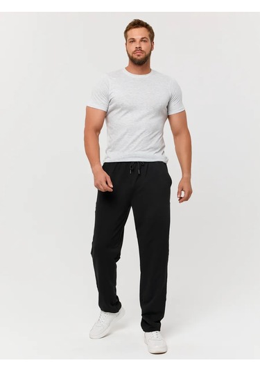 Raesgolden Lastikli Spor Pantolonlar 250885522 Siyah