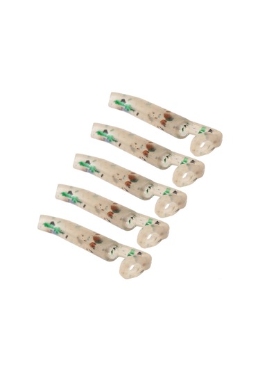 Kosona Balıkçı İğne Kalkanları - Kamuflaj Renk, Küçük Boy, 50 Adet - Balık İğnesi Dolaşmasını Engeller, Doğru Kanca Açısı Sağlar