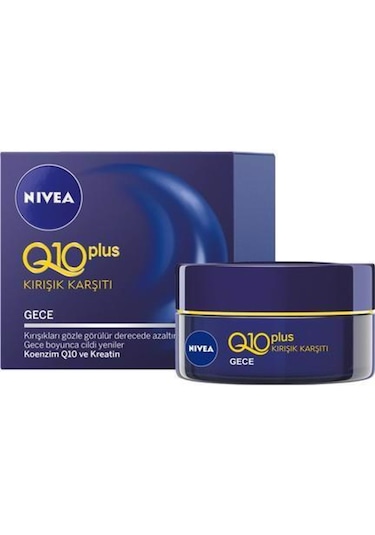 Nivea Q10 Plus Kırışık Karşıtı Gece Kremi 50 ML
