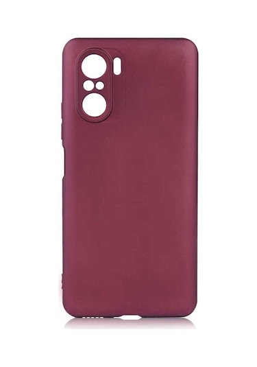 Xiaomi Mi 11i Kılıf Zore Premier Silikon Kapak Mürdüm