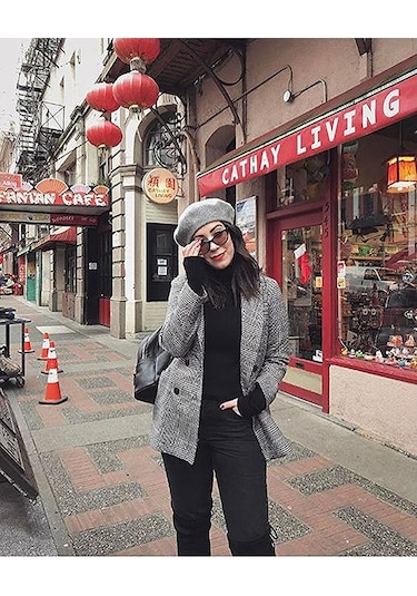 Eke Tekstil Gri Fransız Ressam Avusturalya Yünü Keçe Bere Gri
