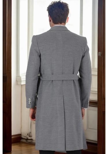 Plt8400 Dewberry Erkek Palto-gri-2 Gri-2