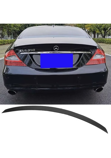 Mercedes Cls W219 Bagaj Üstü Spoiler Parlak Siyah Spoyler Plastik İthal