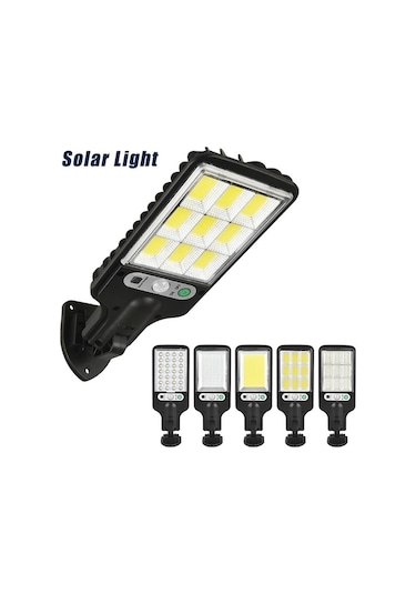 Novahub 616 Güneş Enerjili Sokak Lambası Led İnsan Vücudu İndüksiyon Bahçe Lambası, 72 Smd Uzaktan Kumanda Yok 3187