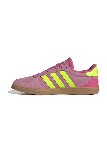 Adidas Breaknet Sleek Mor Kadın Sneaker 000000000102235889 Mor-neon Yesıl-sarı Mor - Neon Yeşil - Sarı