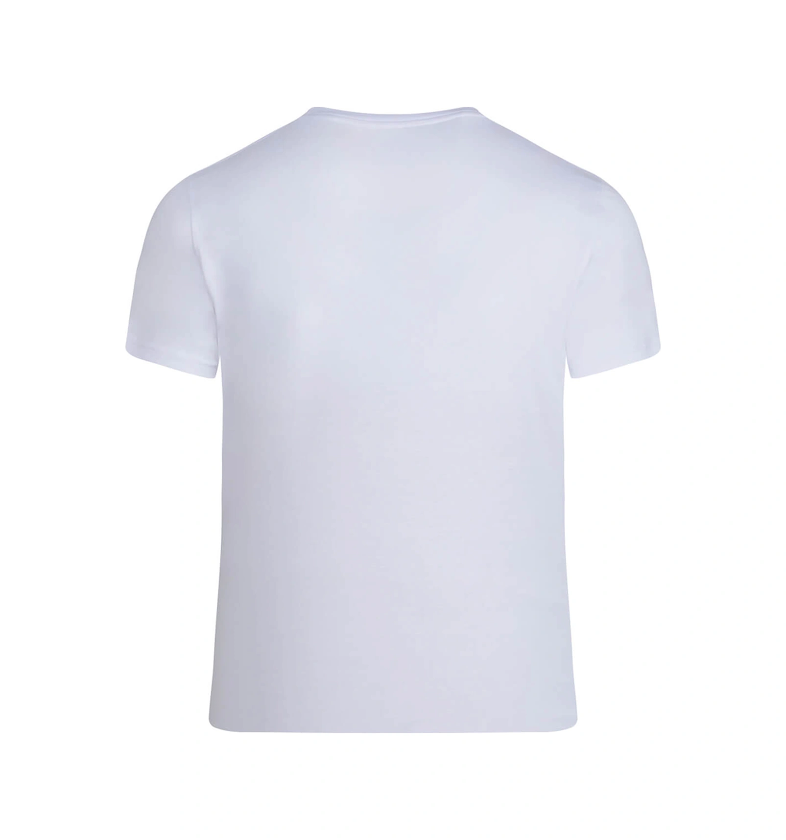 Beyaz Regular Fit Bisiklet Yaka Tişört 350501