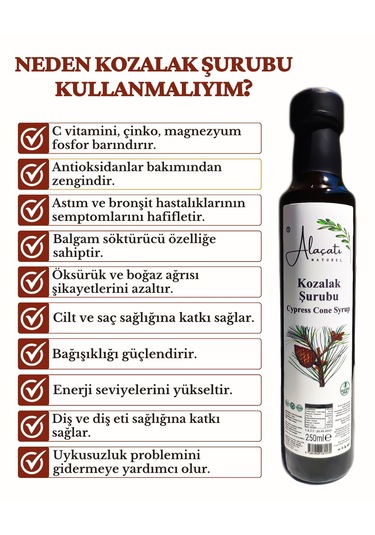 Servi Kozalak Şurubu 250 Ml X2 Adet